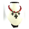 Exclusive necklace &quot;Inheritance&quot; Coral