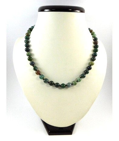 Green jasper necklace