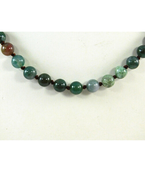 Green jasper necklace