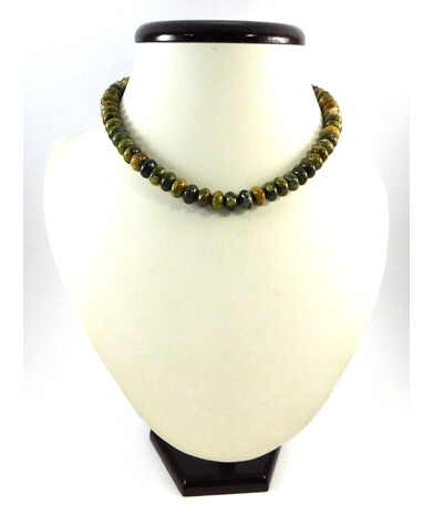 Green jasper necklaces