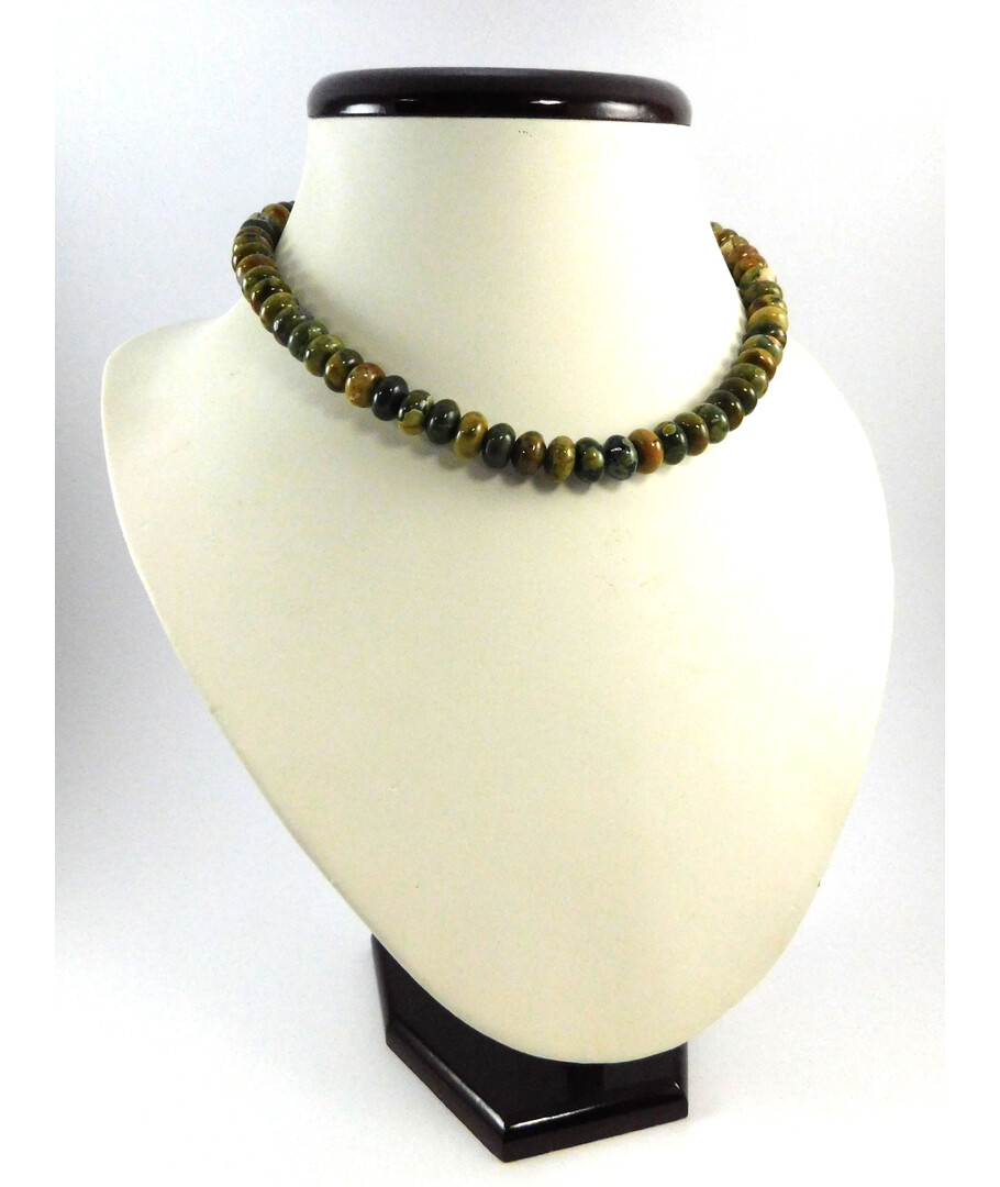 Green jasper necklaces