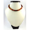 Carnelian rondel necklace