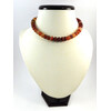 Carnelian rondel necklace