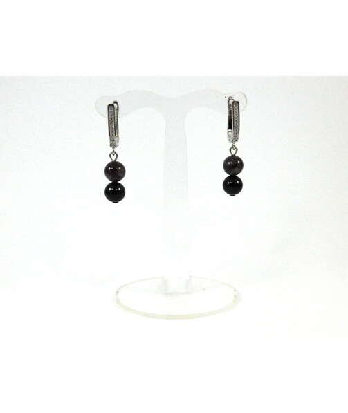 Exclusive tourmaline earrings 															