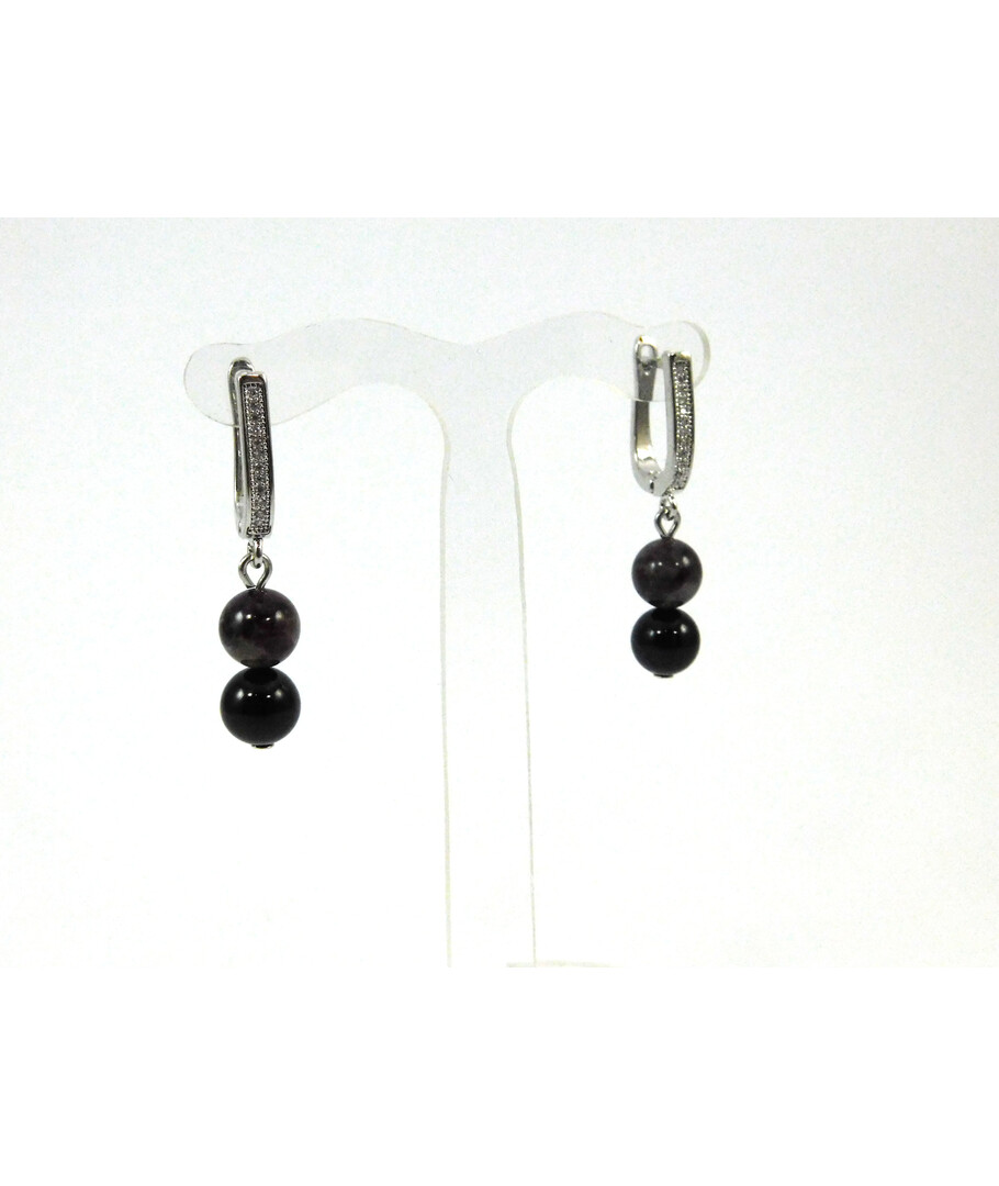 Exclusive tourmaline earrings 															