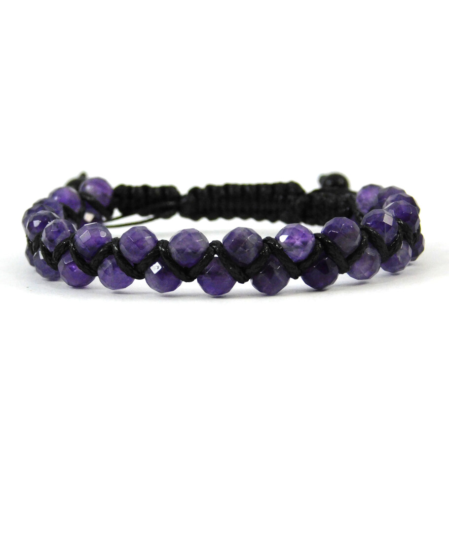 Exclusive Shambhala double Amethyst facet