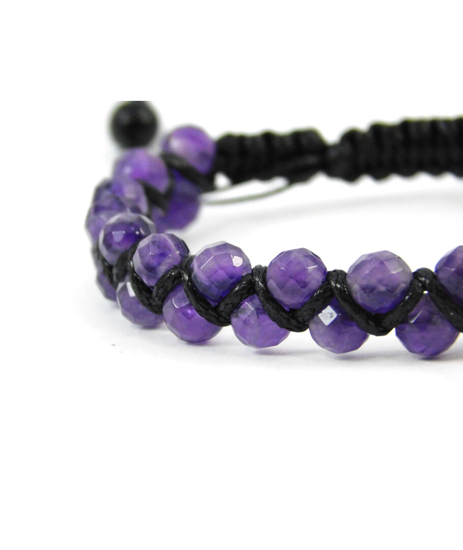 Exclusive Shambhala double Amethyst facet