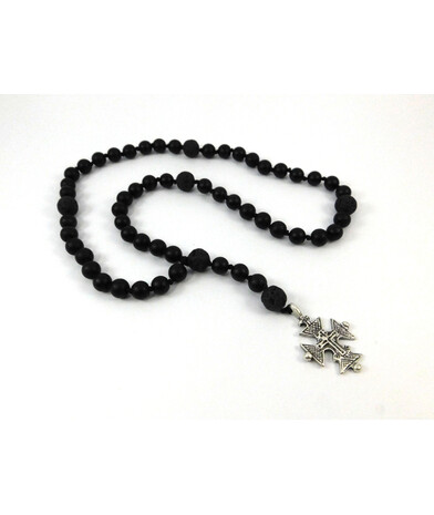 Shungite prayer rosary