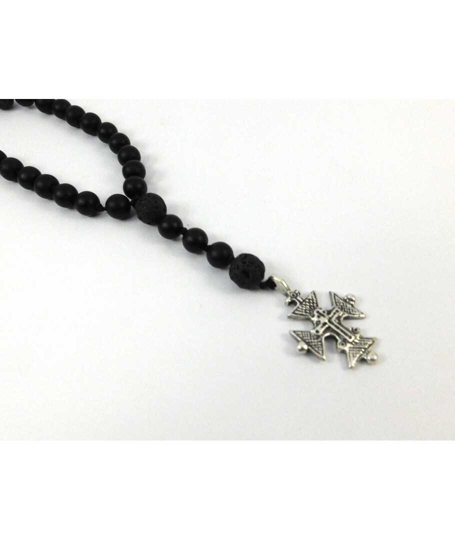 Shungite prayer rosary