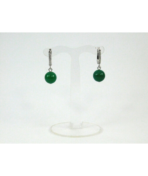 Exclusive jade earrings