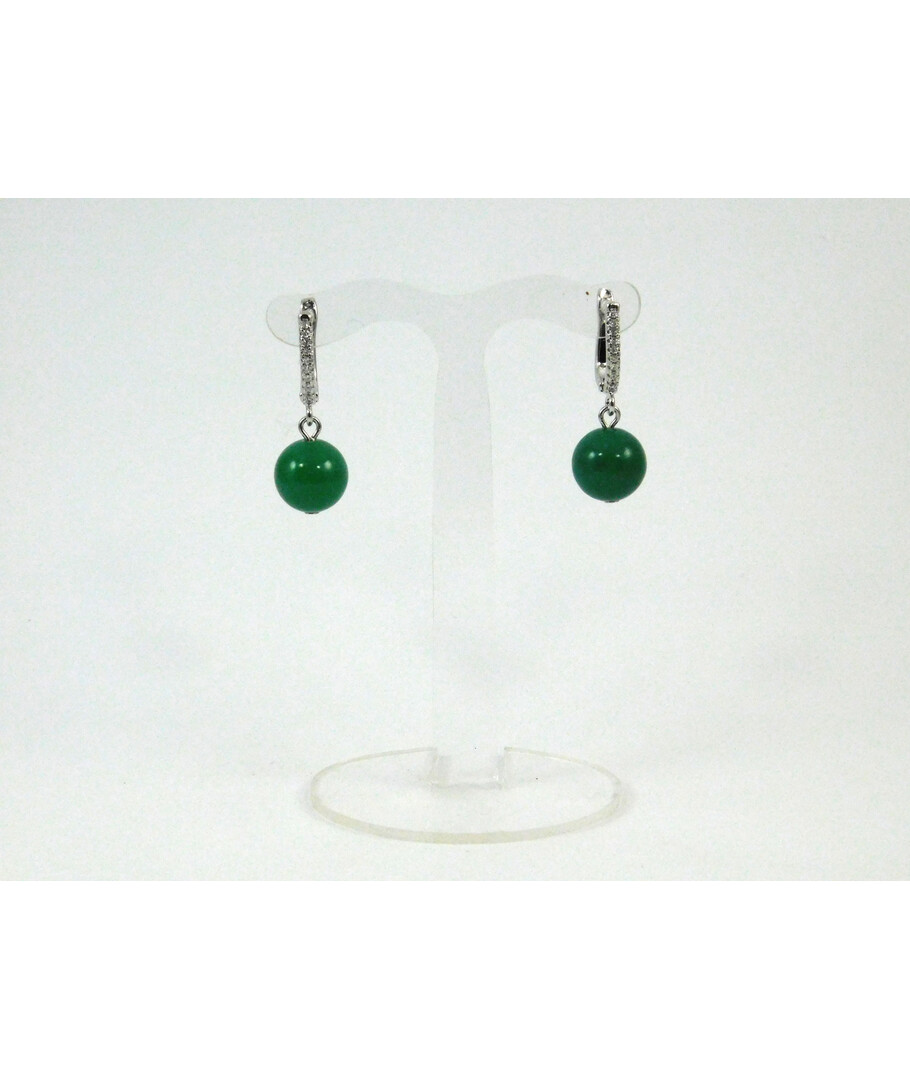 Exclusive jade earrings