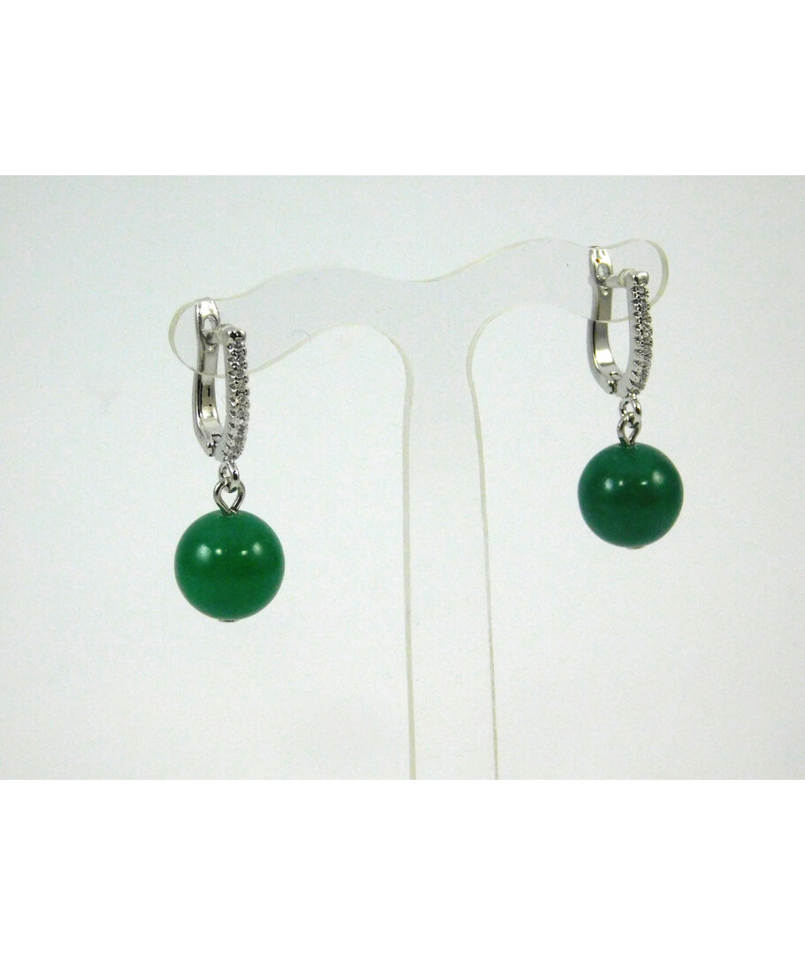 Exclusive jade earrings