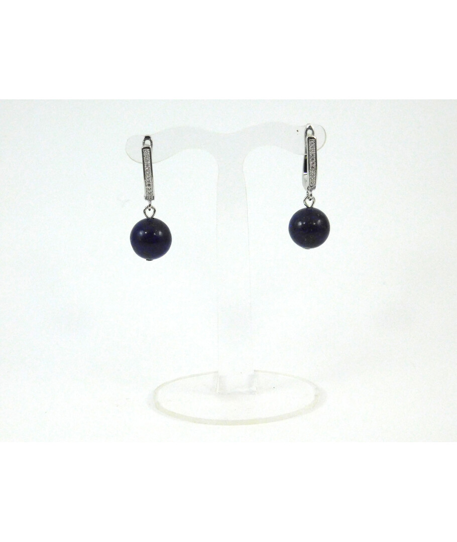 Exclusive lapis lazuli earrings