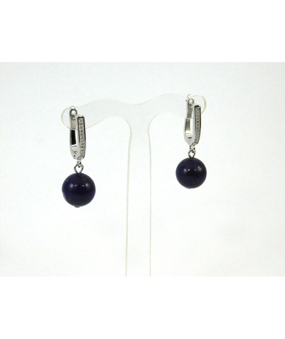 Exclusive lapis lazuli earrings