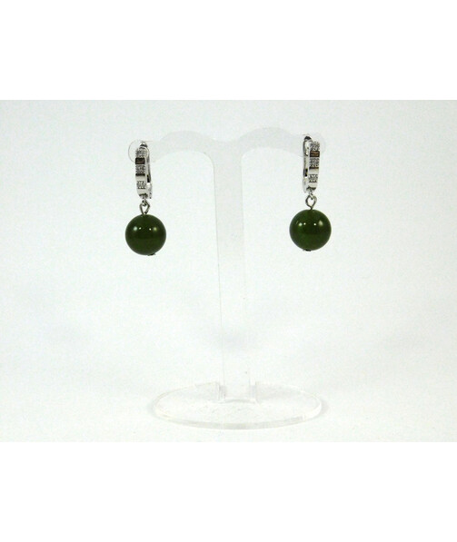 Exclusive earrings "Jadeite"