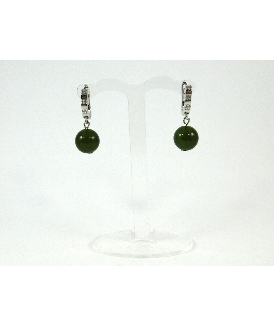 Exclusive earrings "Jadeite"