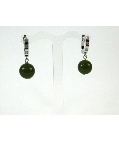 Exclusive earrings "Jadeite"