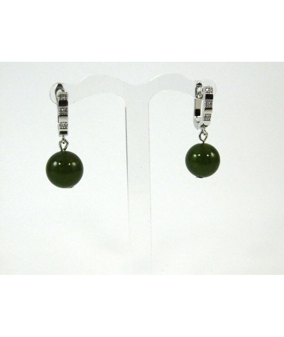 Exclusive earrings "Jadeite"