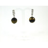 Exclusive earrings Tiger&#039;s eye faces