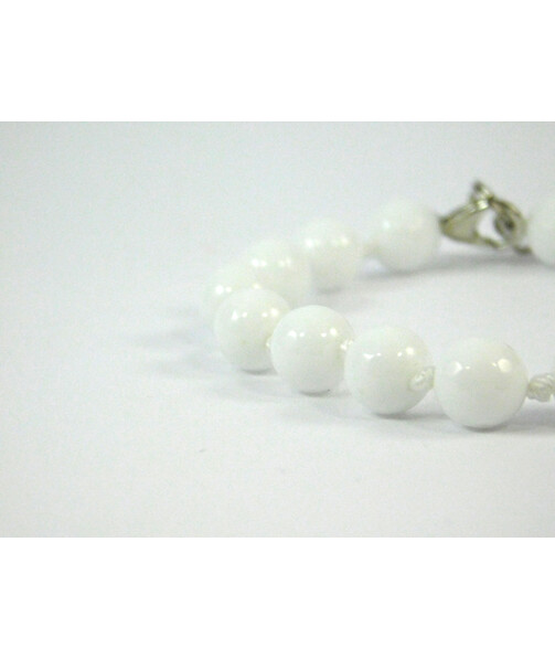 Exclusive bracelet Agate white face