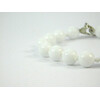 Exclusive bracelet Agate white face