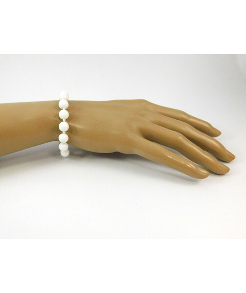 Exclusive bracelet Agate white face