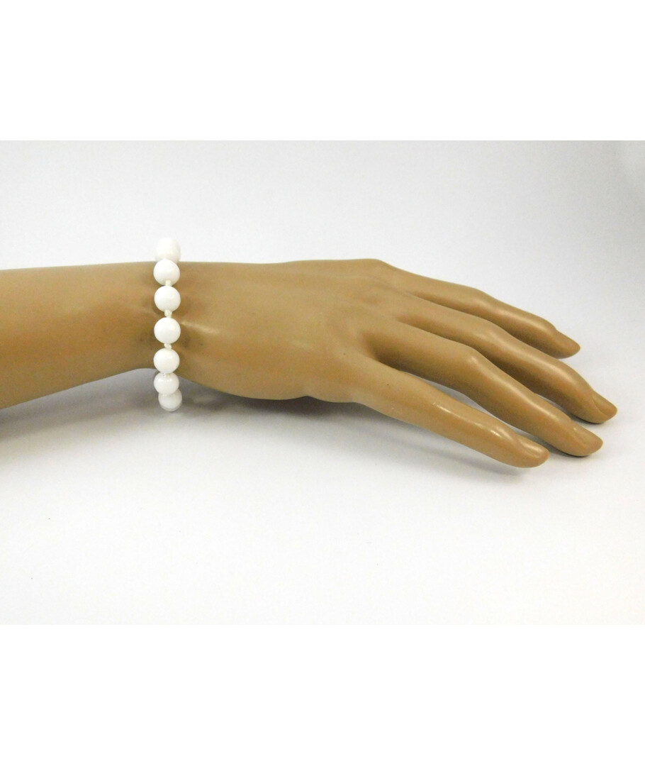 Exclusive bracelet Agate white face