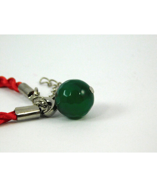 Exclusive charm bracelet Agate green face