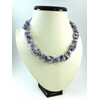 Exclusive necklace &quot;Purple dreams&quot; Cat&#039;s eye (&quot;Colors&quot; collection)