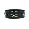 Exclusive leather bracelet &quot;Infinity&quot;, Moonstone