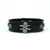 Exclusive leather bracelet &quot;Infinity&quot;, Agate