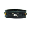 Exclusive leather bracelet &quot;Infinity&quot; Tiger&#039;s eye