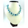 Exclusive necklace &quot;Winter Spring&quot; Agate