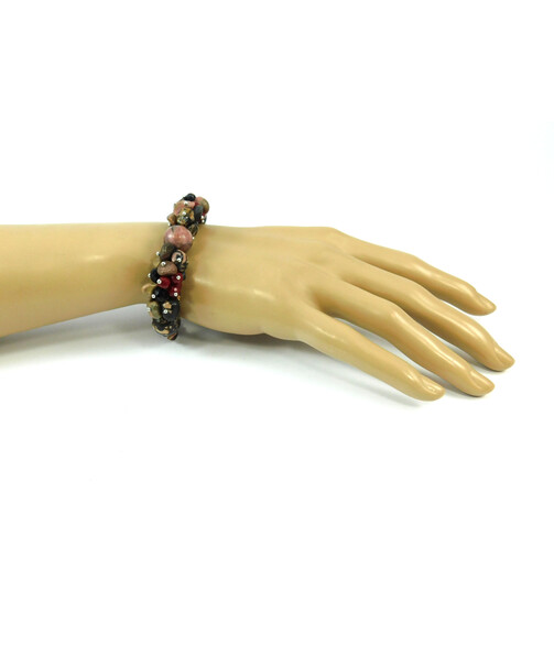 Exclusive bracelet "Jennifer" Rhodonite