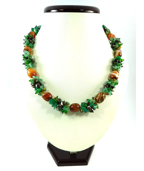 Exclusive necklace "Thousand Nights" Agate