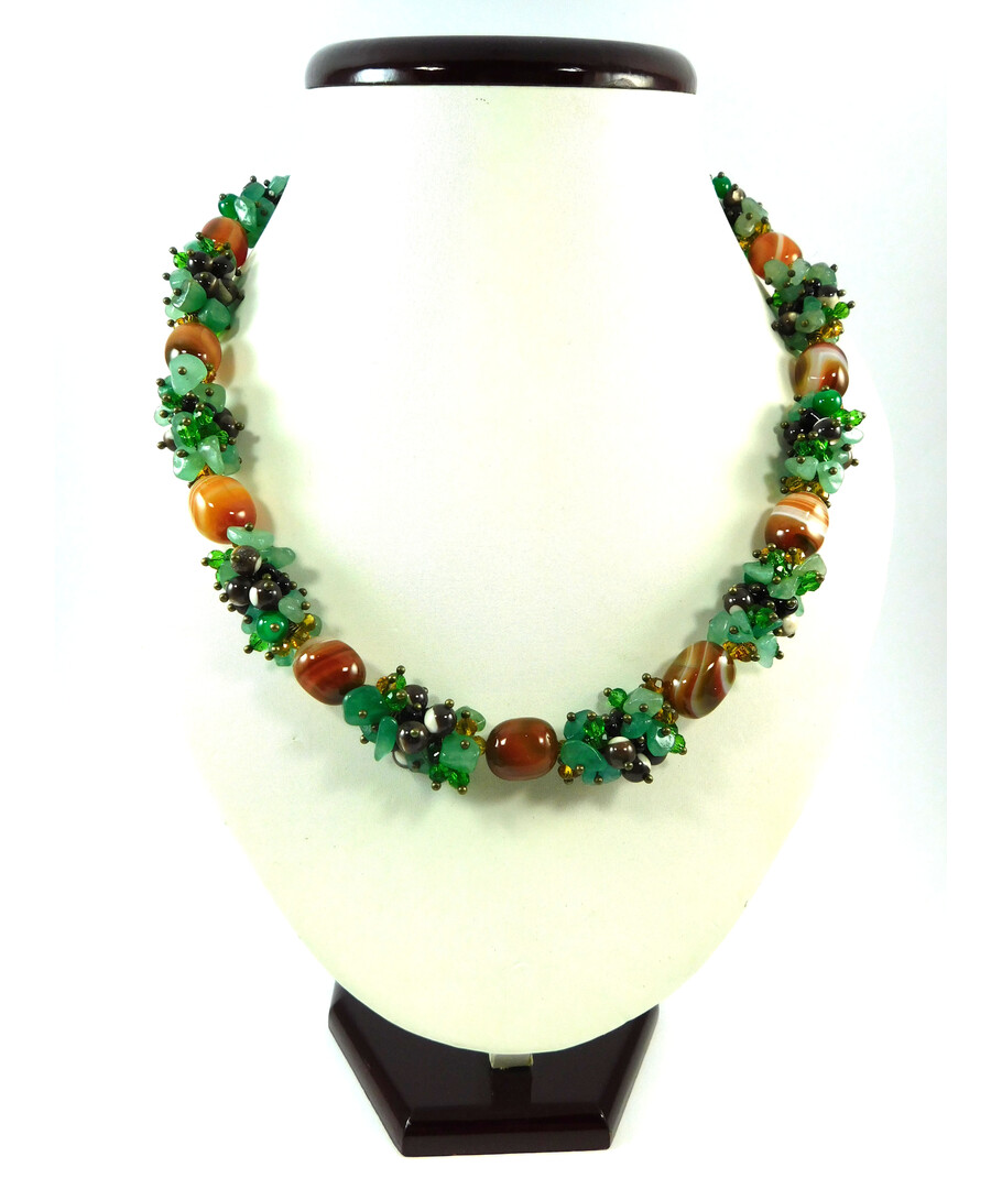 Exclusive necklace "Thousand Nights" Agate