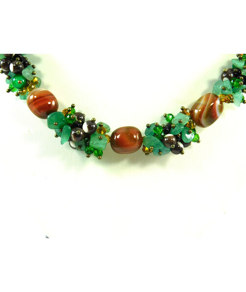 Exclusive necklace "Thousand Nights" Agate