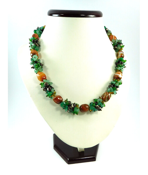 Exclusive necklace "Thousand Nights" Agate