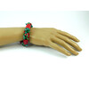 Exclusive coral bracelet &quot;Green dance&quot;