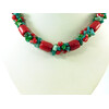 Exclusive necklace &quot;Green Dance&quot; Coral (&quot;Colors&quot; Collection)