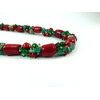 Exclusive necklace &quot;Green Dance&quot; Coral (&quot;Colors&quot; Collection)