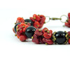 Exclusive bracelet &quot;Valentine&quot;, Coral, Agate