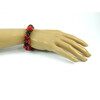 Exclusive bracelet &quot;Valentine&quot;, Coral, Agate