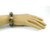 Exclusive bracelet &quot;Morning Mist&quot;, Agate