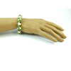 Exclusive bracelet &quot;Pearls symphony&quot;, Pearls, Chrysolite