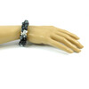 Exclusive bracelet &quot;Evening Duet&quot;, Agate