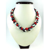 Exclusive necklace &quot;Under the rose&quot; Coral (Collection &quot;Colors&quot;)