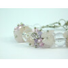 Exclusive bracelet &quot;Winter&#039;s Tale&quot;, Rock Crystal, Rose Quartz