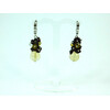 Exclusive earrings &quot;Crystal Heart&quot; Citrine