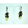 Exclusive earrings &quot;Crystal Heart&quot; Citrine